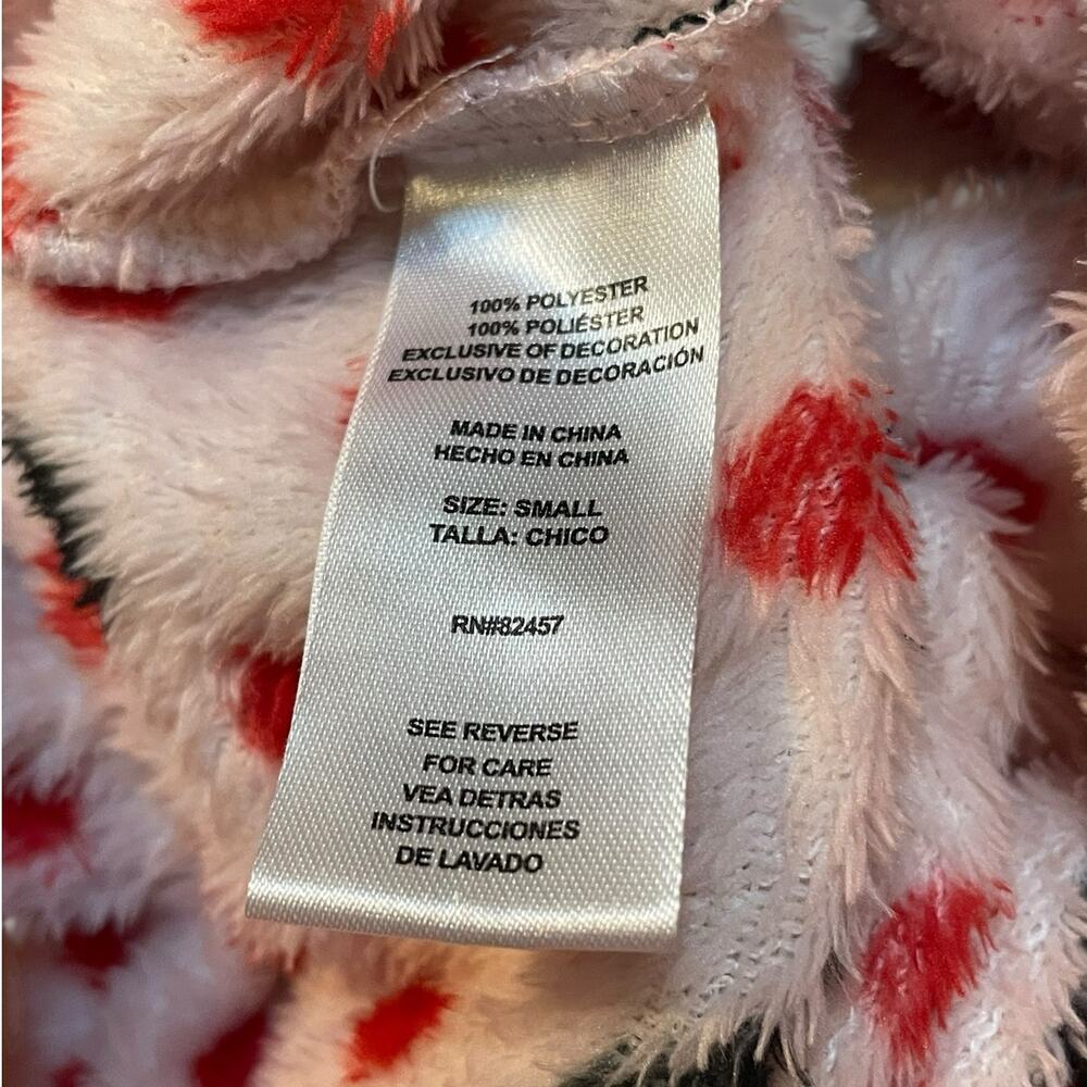 Disney Minnie Mouse Plush Fleece Pajama Pants Small Macys Exclusive Lounge - Picture 7 of 11